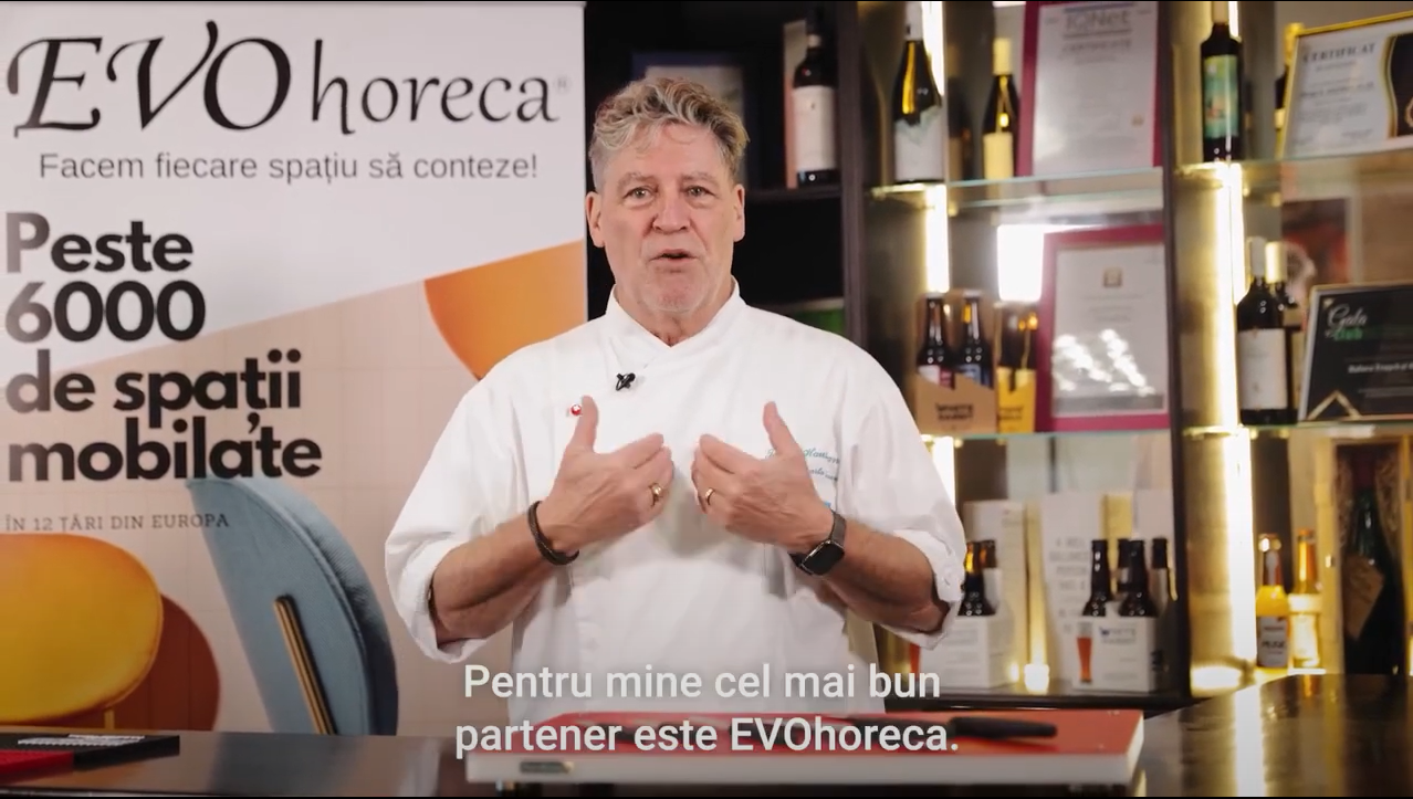 ȘTIRI: Parteneriat Chef Jakob Hausmann - Master in culinary art și EVOhoreca 03.11.2022