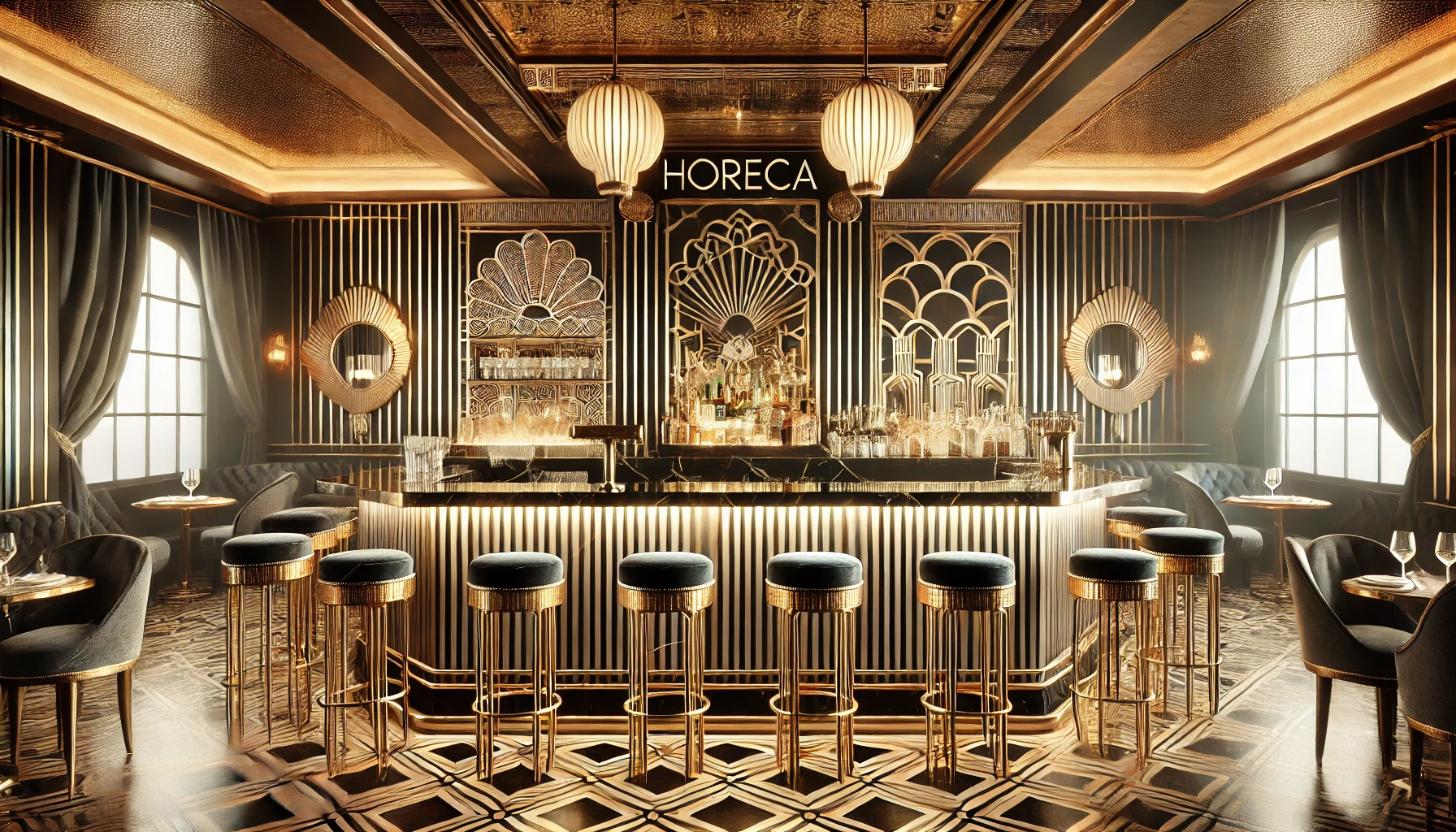bar in stil art deco