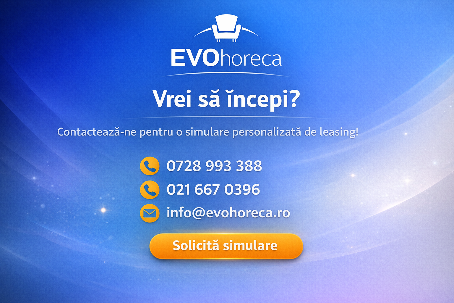 Solicita mobilier horeca in Leasing prin Grenke