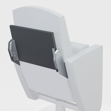 Scaun de auditorium cu masuta pe spatele scaunului CENTO