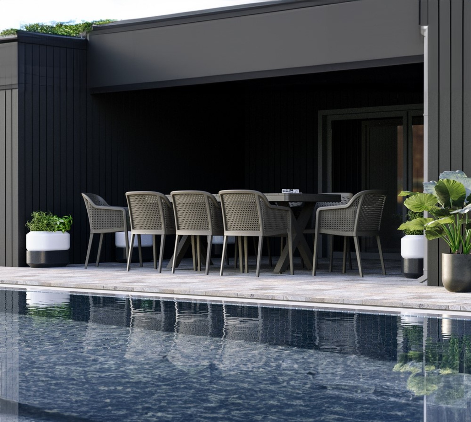 Demifotoliu de terasa / exterior realizat din plastic - OCTA [3]