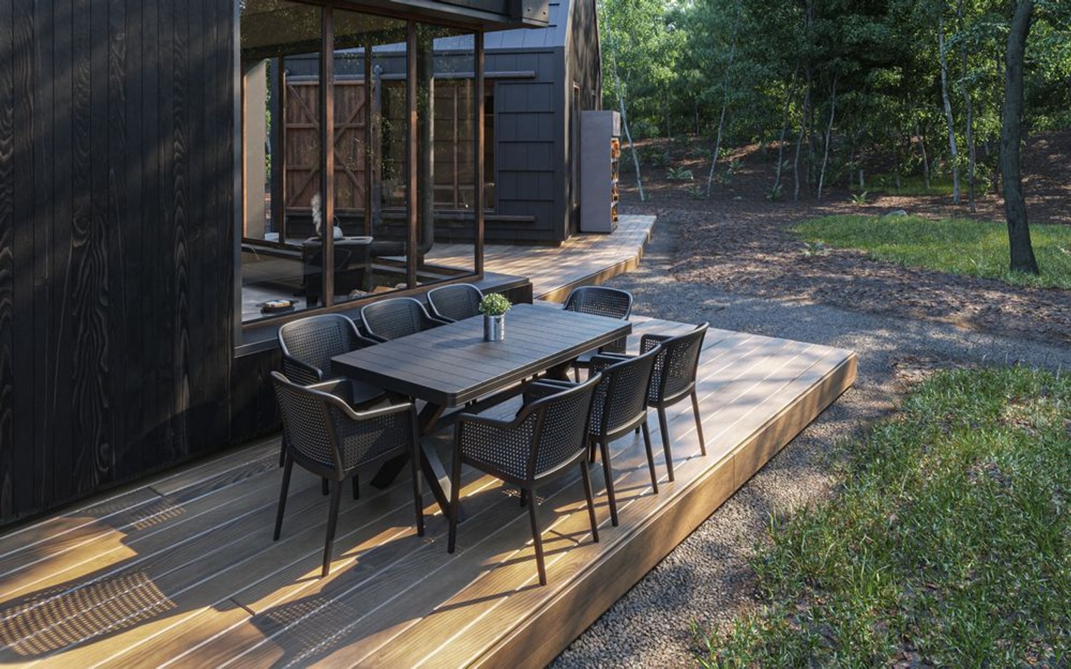 Demifotoliu de terasa / exterior realizat din plastic - OCTA [5]