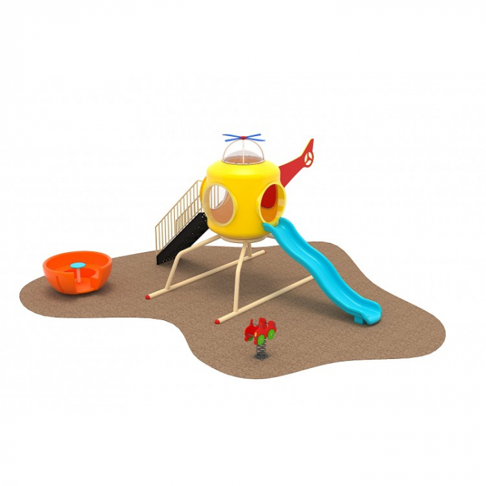 10 Oferta speciala Echipamente loc de joaca Elicopter Scara Tobogane Figurina arc si Carusel [2]