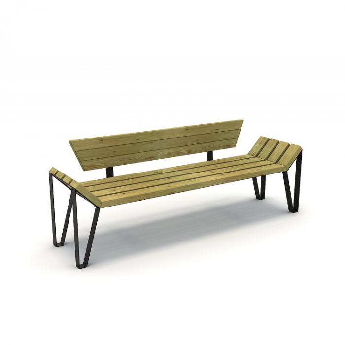 56B Mobilier urban stradal Banca exterior parc [1]
