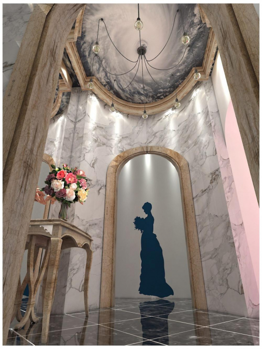 Amenajare lobby salon evenimente - Proiectare 3D [3]