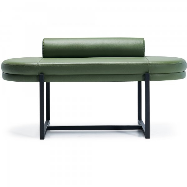 Bancheta 2 locuri stil art deco pentru cafenea si sala asteptare OSLO [5]