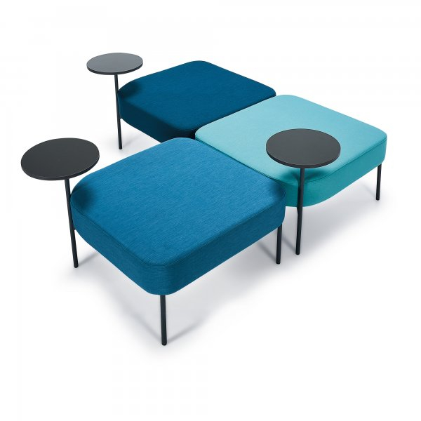 Bancheta modulara fara spatar cu masuta pentru breakout area - COOKIE [3]