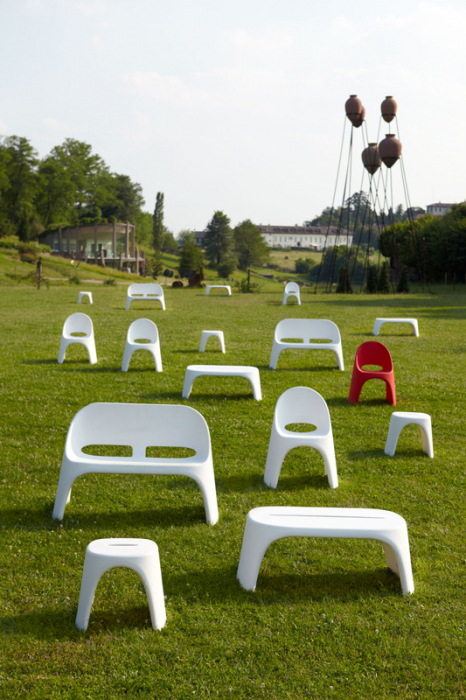 Bancheta din plastic stivuibila pentru exterior - AMELIE PANCHETTA [5]