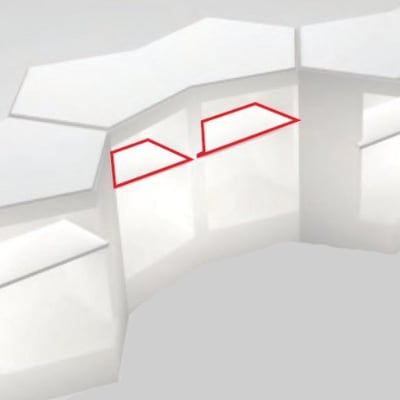Bar modular luminos pentru exterior din polietilena ICEBERG [12]