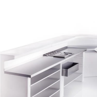 Statie cocktail modulara luminoasa pentru exterior IGLOO WORKSTATION [3]