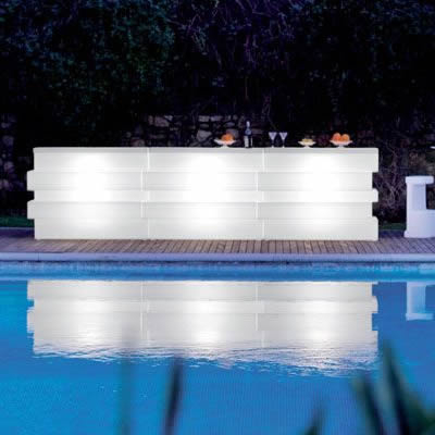 Bar modular luminos pentru exterior din polietilena TETRIS [8]