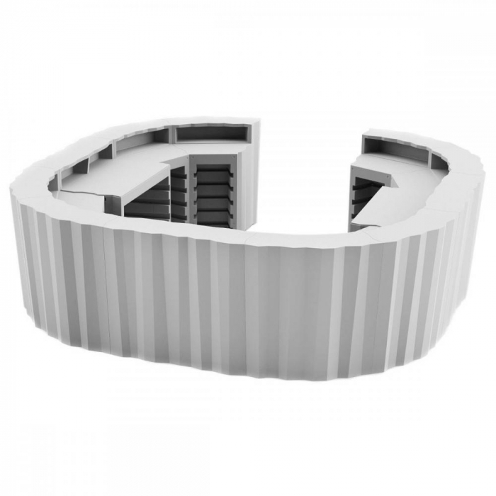 Bar modular luminos pentru exterior din polipropilena FROZEN [12]
