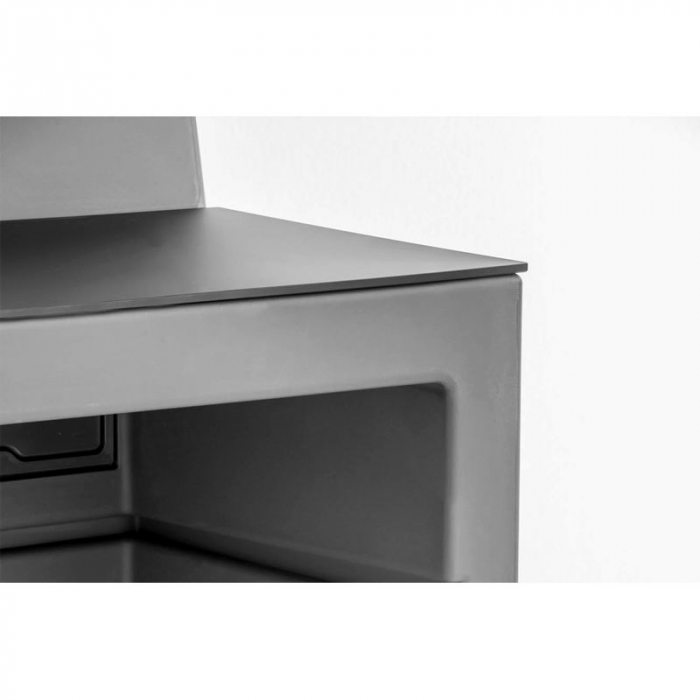 Birou pentru receptie, modular si tapitat OBLIQUE SOFT [4]