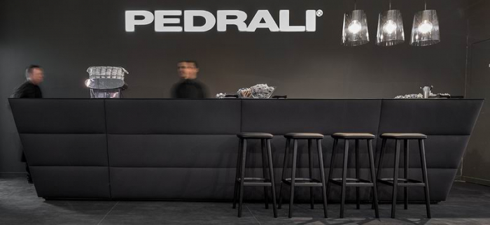 Bar modular tapitat pentru interior OBLIQUE SOFT [6]
