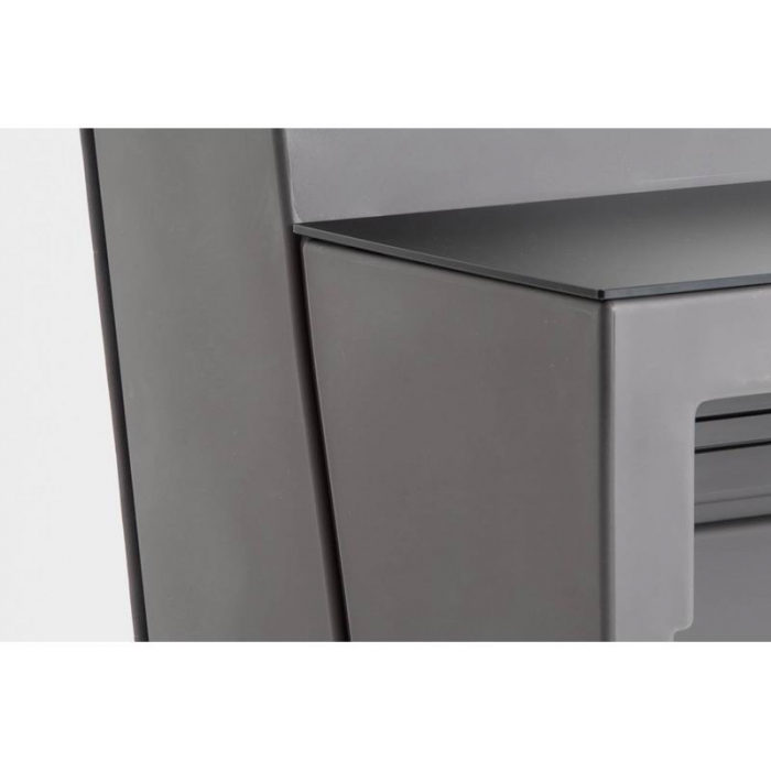 Birou pentru receptie, modular si tapitat OBLIQUE SOFT [3]