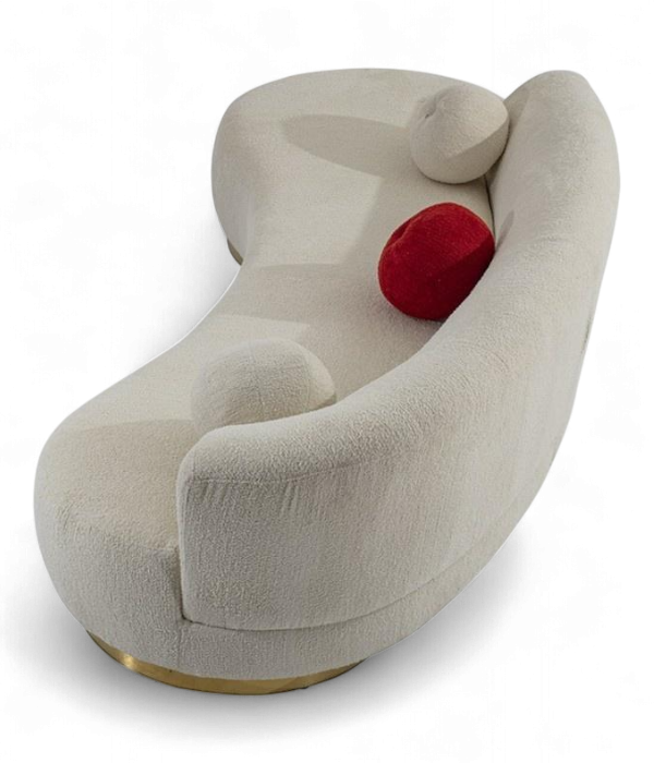 Canapea curbata cu spatar si 3 locuri - BEORN [2]