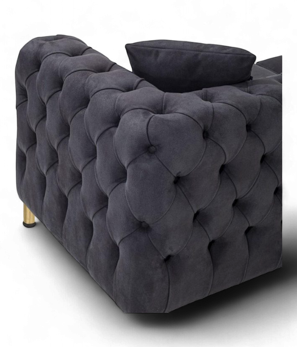 Canapea chesterfield luxury cu picioare metalice - CLASY [3]