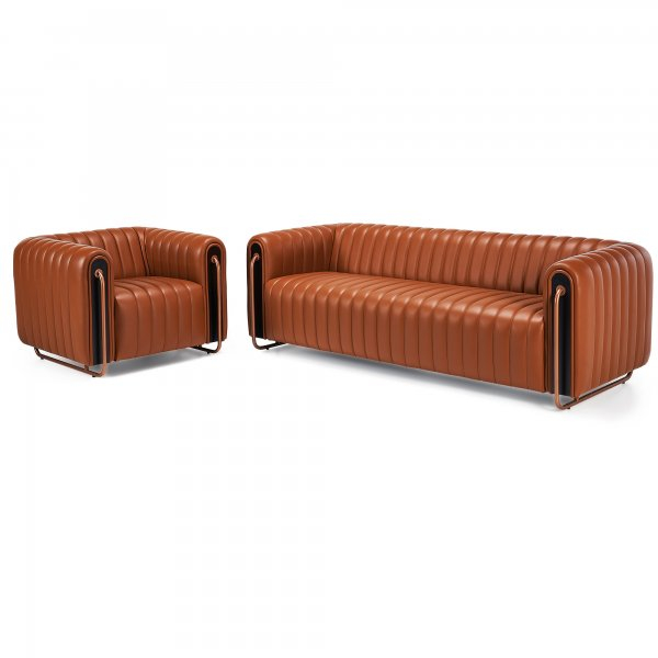 Canapea de birou in stil Neo Art Deco cu 3 locuri - LONDRA [2]