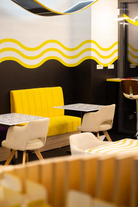 Canapele modulare tapitate cu baza din PAL melaminat POLLO [11]