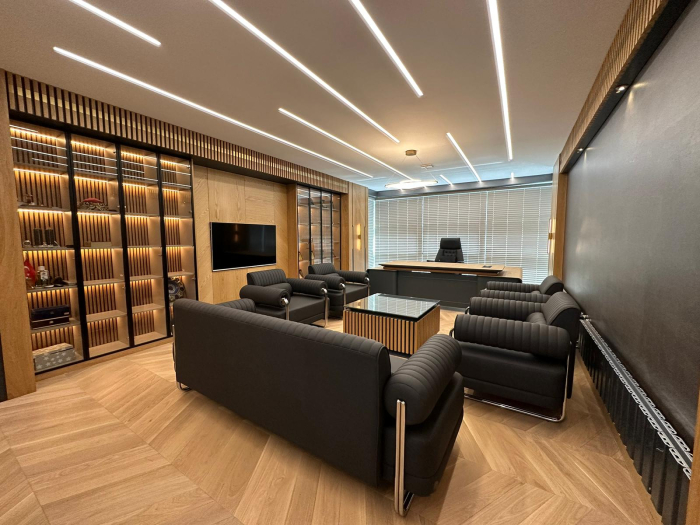 Canapea office cu cadru metalic in stil Neo Art Deco - GALILEO [5]