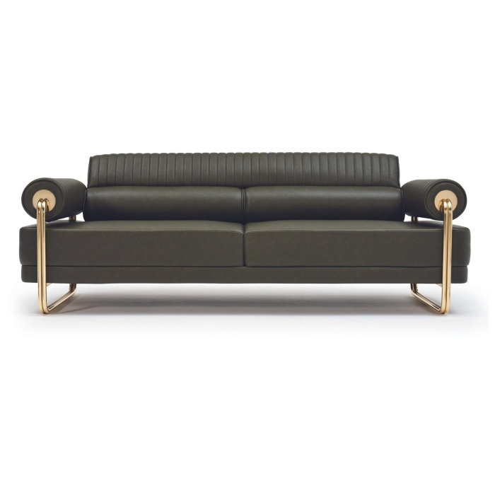 Canapea office cu cadru metalic in stil Neo Art Deco - GALILEO [1]