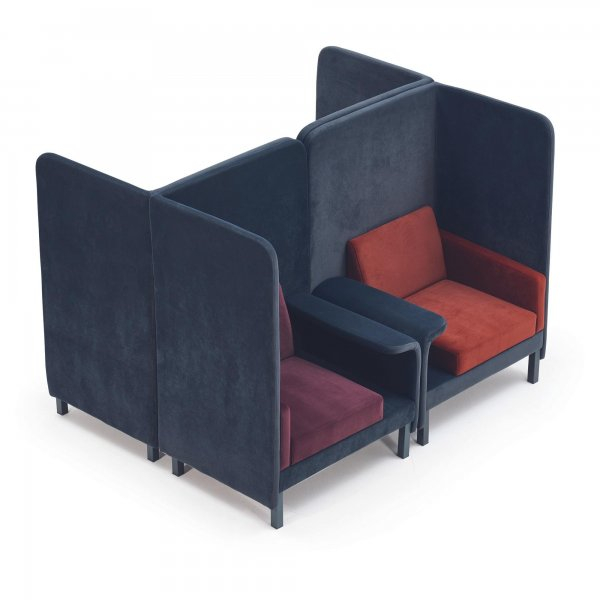 Canapea office cu spatar inalt fono absorbant - EMPERIA [4]