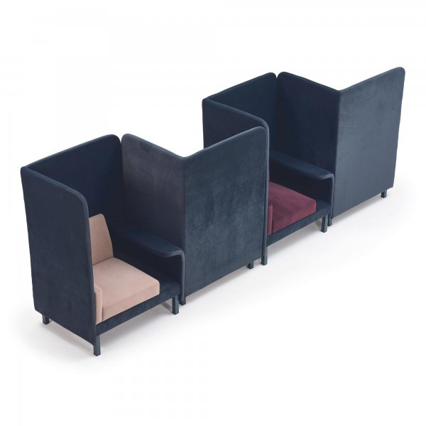 Canapea office cu spatar inalt fono absorbant - EMPERIA [9]