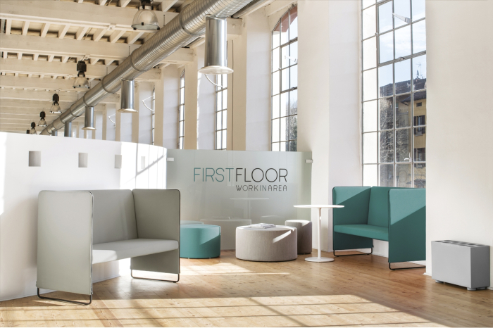 Canapea tapitata de 2 locuri cu spatar inalt si tratament acustic - ZIPPO 140 [6]