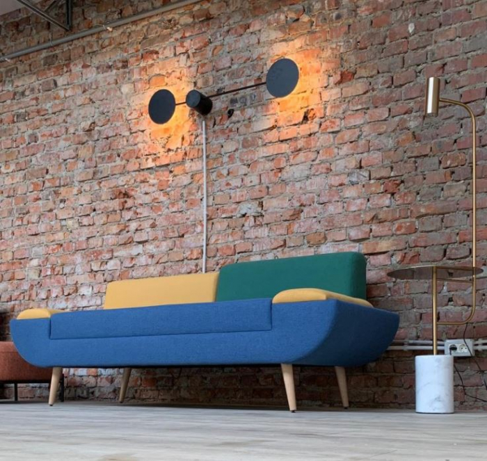 Canapele moderne tapitate fara brate office birou sala asteptare RESITAL [3]