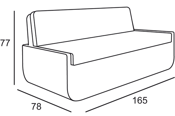 Canapele luminoase din plastic pentru exterior BOLD SOFA [10]