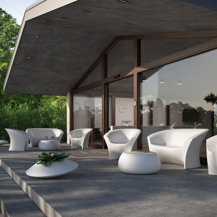 Canapea luminoasa din plastic pentru exterior - OHLA [4]