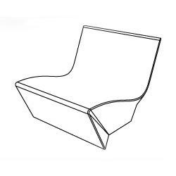 Canapele lounge din plastic pentru terasa - KAMI ICHI [2]
