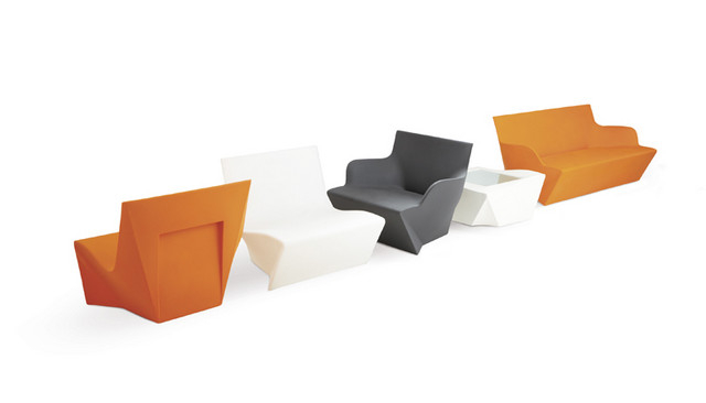 Canapele lounge din plastic pentru terasa - KAMI ICHI [5]