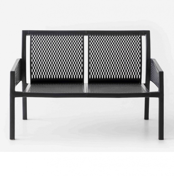 Canapea de 2 persoana din plastic pentru terasa / exterior - MINUSH SOFA [6]
