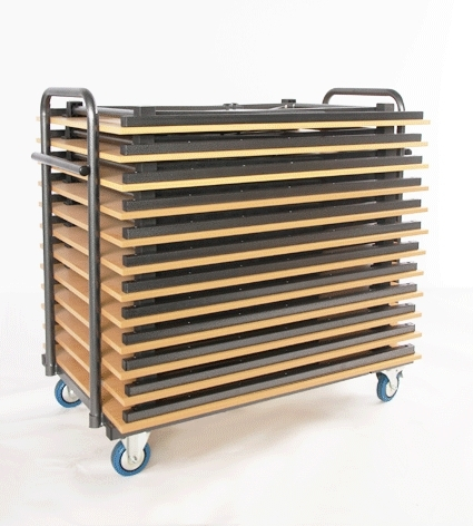 Carucioare demontabile pentru mese pliante dreptunghiulare 10-12 buc U-Table, T-Flat, Oval, T-Flat small, Ocean 1/2 diametru 152, Ocean & Outside, Pacific, American, Titan [2]