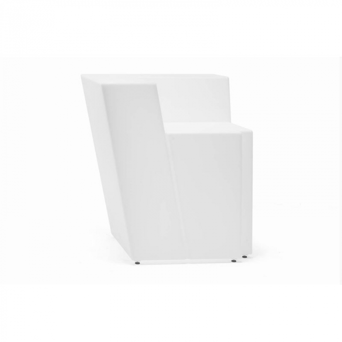 Colt bar modular luminos pentru exterior din polietilena OBLIQUE CORNER [2]