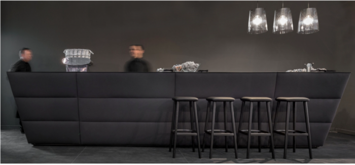 Colt bar modular tapitat pentru interior OBLIQUE SOFT [4]