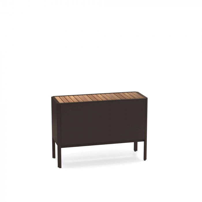 Consola gheridon pentru exterior din metal si lemn CAMALEON C1 [4]