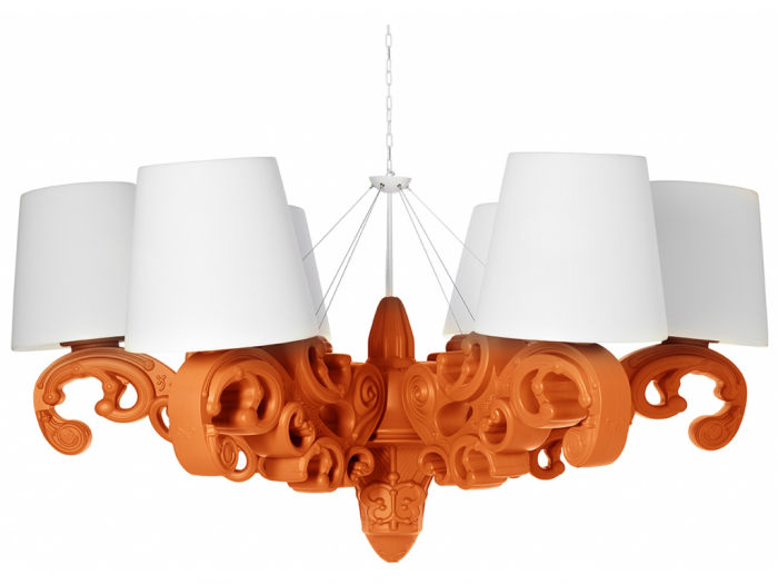 Lustra in stil baroc din plastic multicolor - CROWN OF LOVE [13]