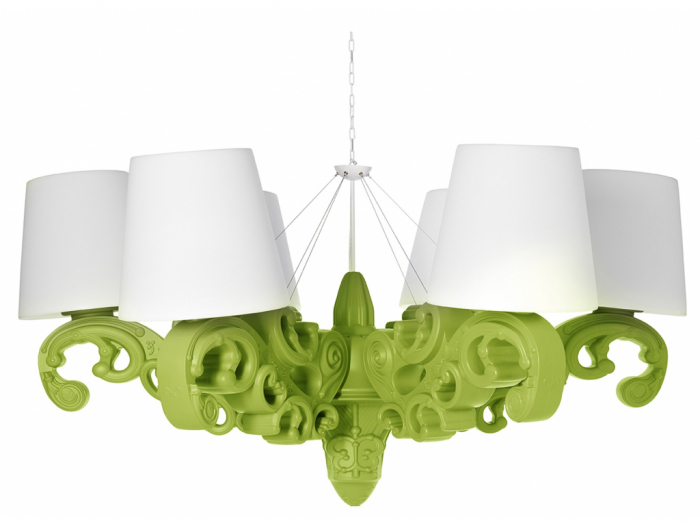 Lustra in stil baroc din plastic multicolor - CROWN OF LOVE [19]
