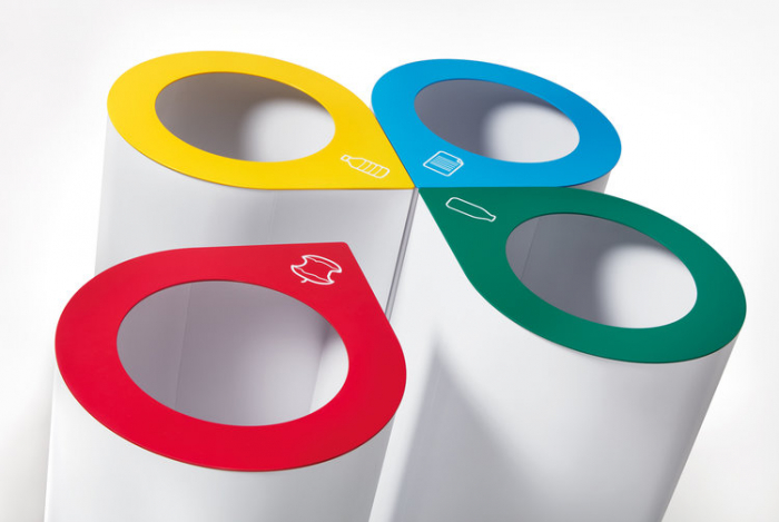 Cos de gunoi reciclabil selectiv office birou DAVOS [3]