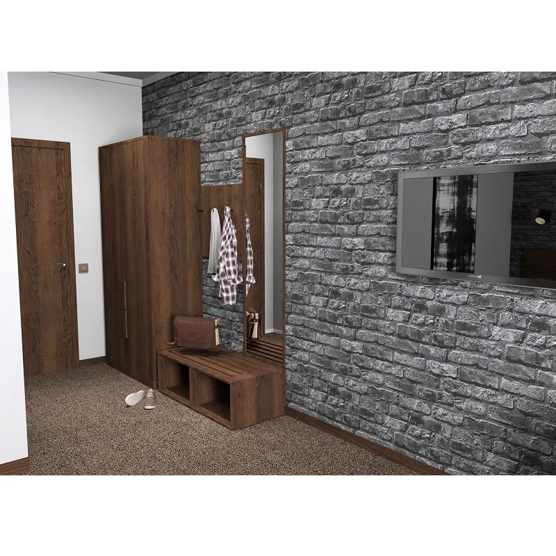 Cuier cu spatiu depozitare bagaje pentru camera hotel - 010 [2]