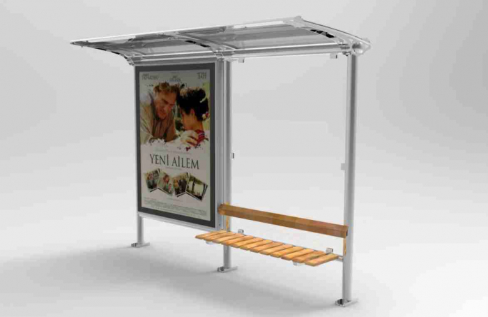 DAR TIP 1 Mobilier urban stradal Statii de autobuz din otel inoxidabil [1]