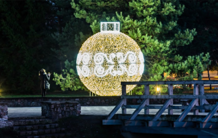 Decorațiune de Crăciun Glob 3D [2]