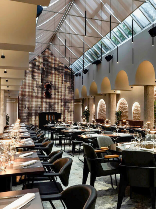 Scaun cu brate modern pentru restaurant - JENNY [2]