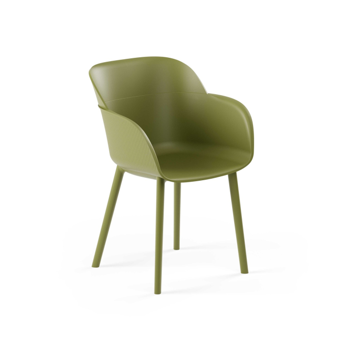 Demifotoliu din plastic pentru exterior - SHELL-P [1]