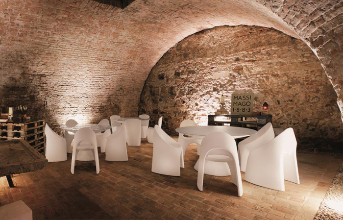 Scaun de terasa cu design futurist sculptural pentru HoReCa - AMELIE [5]