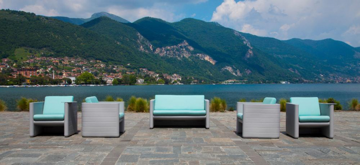 Fotoliu lounge din plastic pentru terasa SUNSET 625 [17]