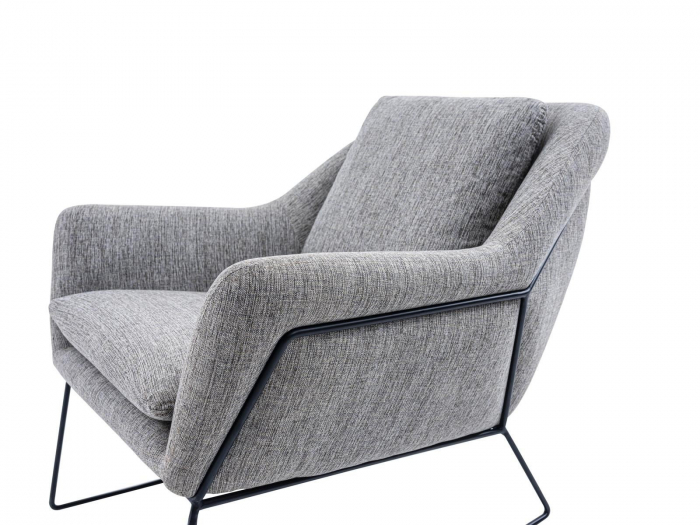 Fotoliu lounge de relaxare cu scoica tapitata ADORE [2]
