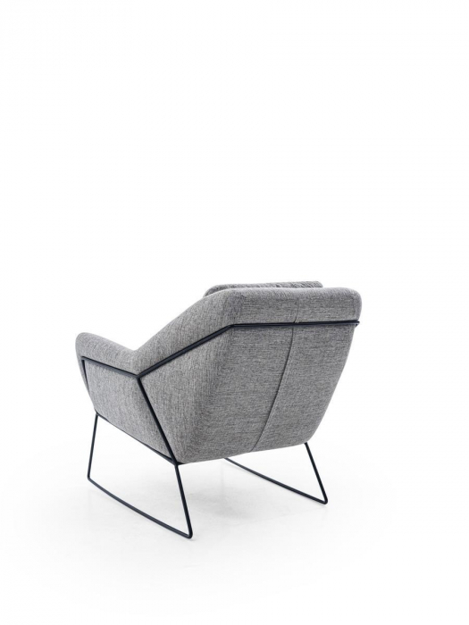 Fotoliu lounge de relaxare cu scoica tapitata ADORE [6]